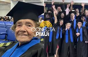 Idosa se forma e realiza sonho de ler e escrever (Foto: Reprodução)