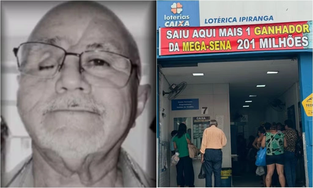 Idoso morre 24 dias após retirar prêmio da Mega-Sena