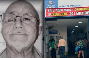 Idoso morre 24 dias após retirar prêmio da Mega-Sena (Foto: Reprodução)