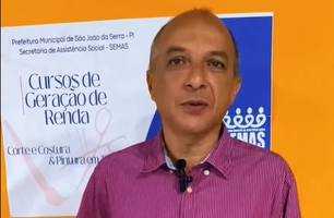 Joãozinho Manú, prefeito de São João da Serra-PI (Foto: Reprodução) Joãozinho Manú, prefeito de São João da Serra-PI (Foto: Reprodução)