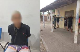 Menor foragido acusado de cometer dois homicídios é preso em município no Piauí (Foto: Reprodução) Menor foragido acusado de cometer dois homicídios é preso em município no Piauí (Foto: Reprodução)