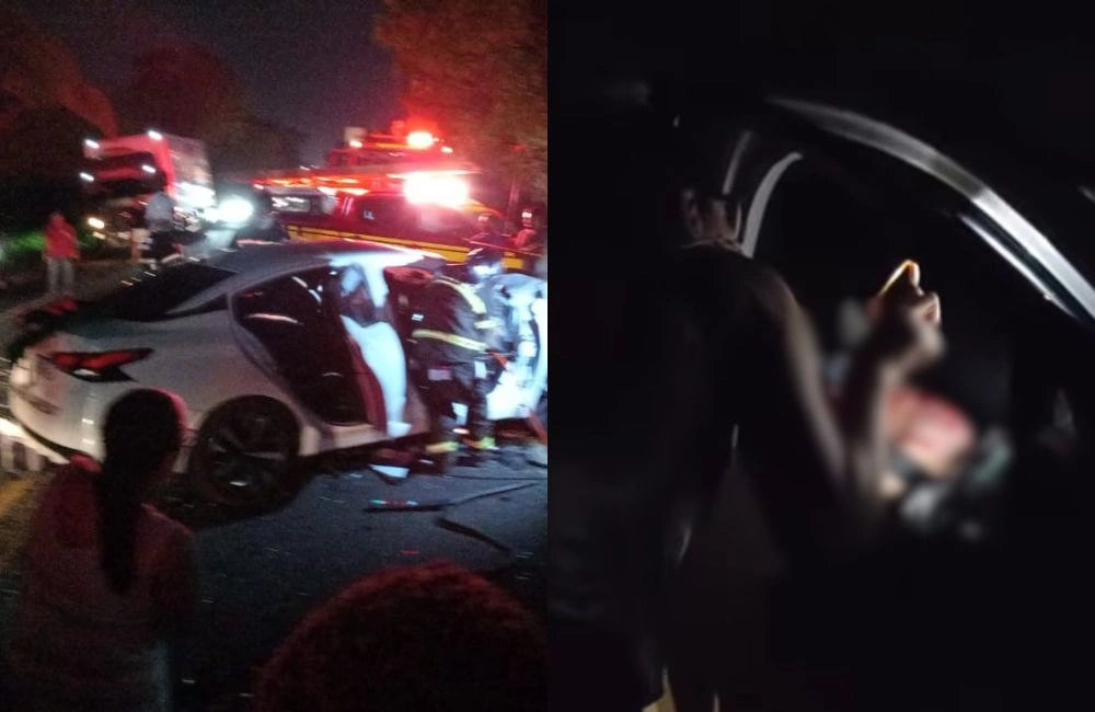 Mulher morre e outra fica presa às ferragens em grave acidente na BR-316 em Timon