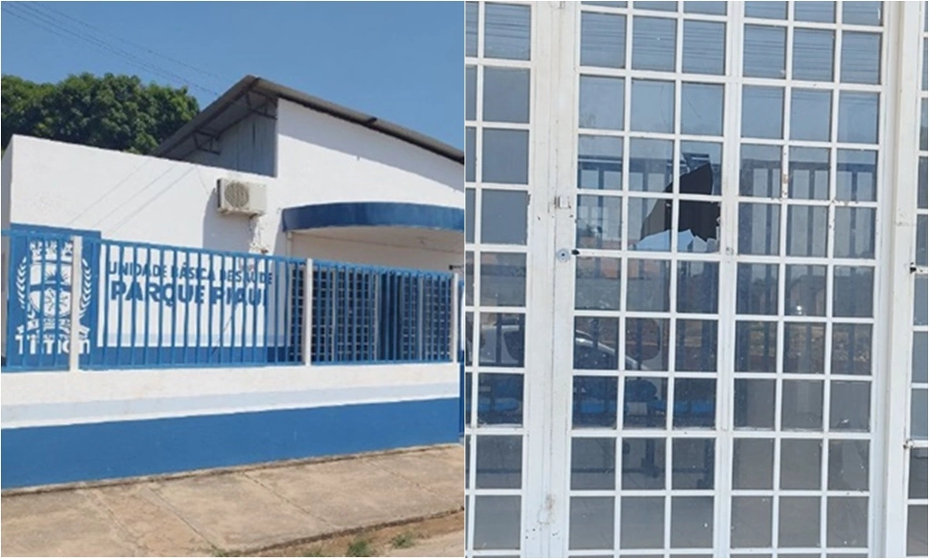 Paciente quebra porta de UBS em Timon a pedradas