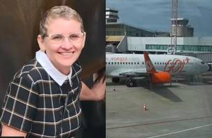 Passageira que morreu no avião em viagem aos Estados Unidos era mãe do delegado de Matões (Foto: Reprodução)
