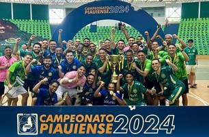 Piauiense de Futsal 2024: CAP é campeão na Arena Verdão (Foto: Divulgação) Piauiense de Futsal 2024: CAP é campeão na Arena Verdão (Foto: Divulgação)