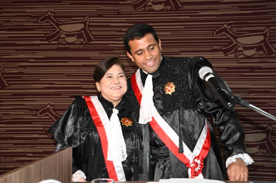 Posse do desembargador Téssio Torres na presidência do TRT-PI