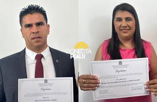 Prefeito eleito Belauto Bigode, vice e vereadores de Alto Longá são diplomados (Foto: Conecta Piauí) Prefeito eleito Belauto Bigode, vice e vereadores de Alto Longá são diplomados (Foto: Conecta Piauí)