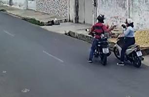 Suposto piloto por aplicativo atira contra mulher durante assalto em Teresina (Foto: Reprodução) Suposto piloto por aplicativo atira contra mulher durante assalto em Teresina (Foto: Reprodução)