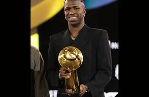 Vini Jr é eleito o melhor jogador do mundo pela Globe Soccer Awards (Foto: Globe Soccer Awards/Divulgação)