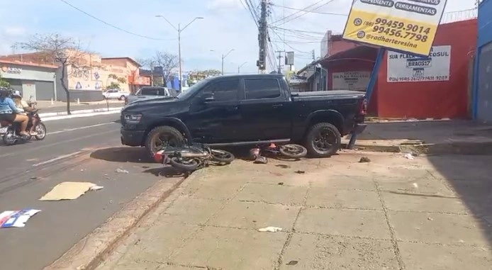 Acidente na Miguel Rosa