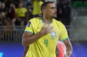 Brasil derrota Portugal e avança no Mundial de Beach Soccer (Foto: Fifa) Brasil derrota Portugal e avança no Mundial de Beach Soccer (Foto: Fifa)