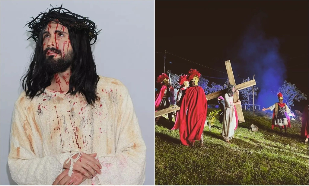 Cantor também atuou como Jesus Cristo