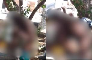Casal é flagrado fazendo sexo em cemitério de Teresina (Foto: Reprodução/Redes Sociais) Casal é flagrado fazendo sexo em cemitério de Teresina (Foto: Reprodução/Redes Sociais)
