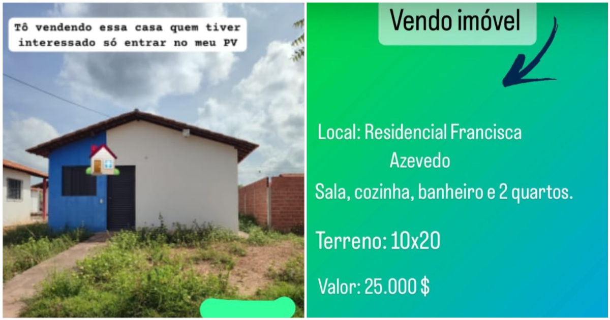 Casas da Caixa estão sendo vendidas de maneira irregular em Demerval Lobão