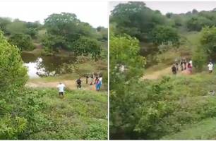 Corpo de homem é encontrado às margens do Rio Surubim em Campo Maior (Foto: Reprodução) Corpo de homem é encontrado às margens do Rio Surubim em Campo Maior (Foto: Reprodução)