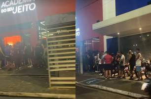 Fila gigante se forma para matrícula de R$ 1 em academia de Teresina (Foto: Reprodução/Instagram) Fila gigante se forma para matrícula de R$ 1 em academia de Teresina (Foto: Reprodução/Instagram)