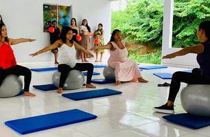 Grupo de gestantes 'Ser Mãe' (Foto: Reprodução) Grupo de gestantes 'Ser Mãe' (Foto: Reprodução)