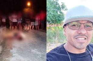 Homem é morto enquanto estava sentado em frente à casa de vizinho em Parnaíba (Foto: Reprodução) Homem é morto enquanto estava sentado em frente à casa de vizinho em Parnaíba (Foto: Reprodução)