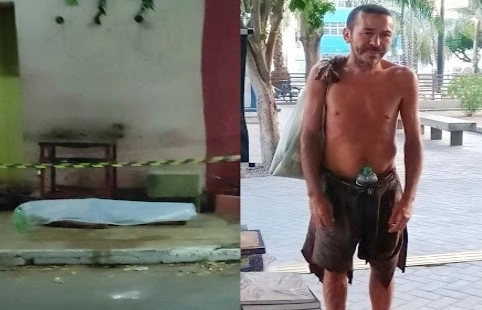 Homem em situação de rua morre em calçada no Porto da Barcas em Parnaíba