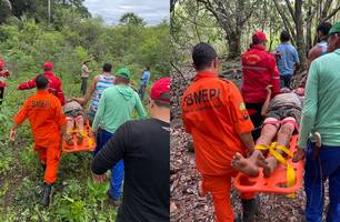 Idoso que estava desaparecido há dois dias é encontrado em mata do Piauí (Foto: Reprodução) Idoso que estava desaparecido há dois dias é encontrado em mata do Piauí (Foto: Reprodução)