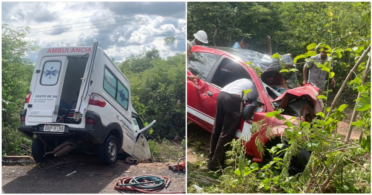 Motorista de ambulância morre após colisão com carro na PI-143, Sul do Piauí
