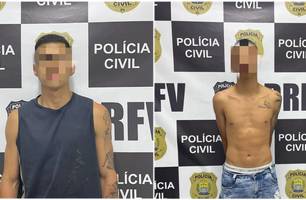 Polícia Civil prende dois homens por roubo de motos em Teresina (Foto: Reprodução) Polícia Civil prende dois homens por roubo de motos em Teresina (Foto: Reprodução)