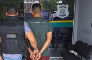 Polícia Civil prende suspeito de furto em joalheria de shopping em Parnaíba (Foto: Reprodução) Polícia Civil prende suspeito de furto em joalheria de shopping em Parnaíba (Foto: Reprodução)