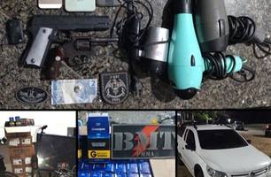 Polícia prende 7 pessoas com diversos objetos roubados em Timon (Foto: Reprodução) Polícia prende 7 pessoas com diversos objetos roubados em Timon (Foto: Reprodução)