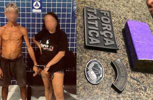 Polícia prende duas pessoas com grande quantidade de drogas em Parnaíba (Foto: Reprodução) Polícia prende duas pessoas com grande quantidade de drogas em Parnaíba (Foto: Reprodução)