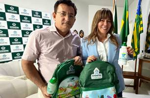 Prof° Valdemir Miranda e Ivanária Sampaio (Foto: Divulgação/Prefeitura de Esperantina) Prof° Valdemir Miranda e Ivanária Sampaio (Foto: Divulgação/Prefeitura de Esperantina)