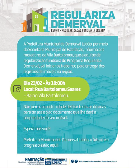 Regulariza Demerval