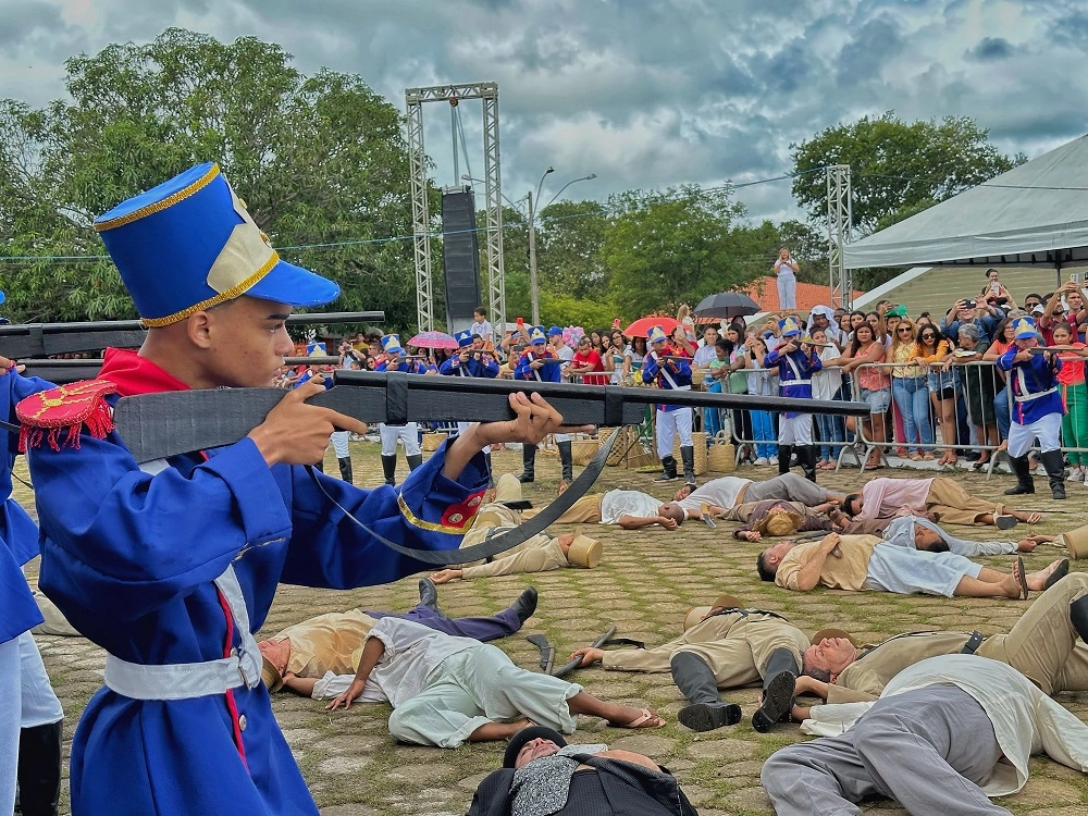 Reprodução da Batalha do Jenipapo