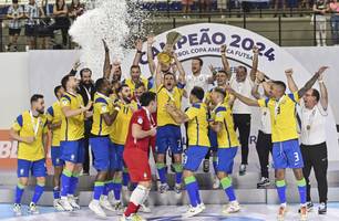 Seleção Brasileira é campeã da Copa América de Futsal (Foto: CONMEBOL) Seleção Brasileira é campeã da Copa América de Futsal (Foto: CONMEBOL)