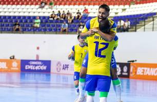 Seleção Brasileira goleia Bolívia na estreia pela Copa América de Futsal (Foto: CONMEBOL) Seleção Brasileira goleia Bolívia na estreia pela Copa América de Futsal (Foto: CONMEBOL)