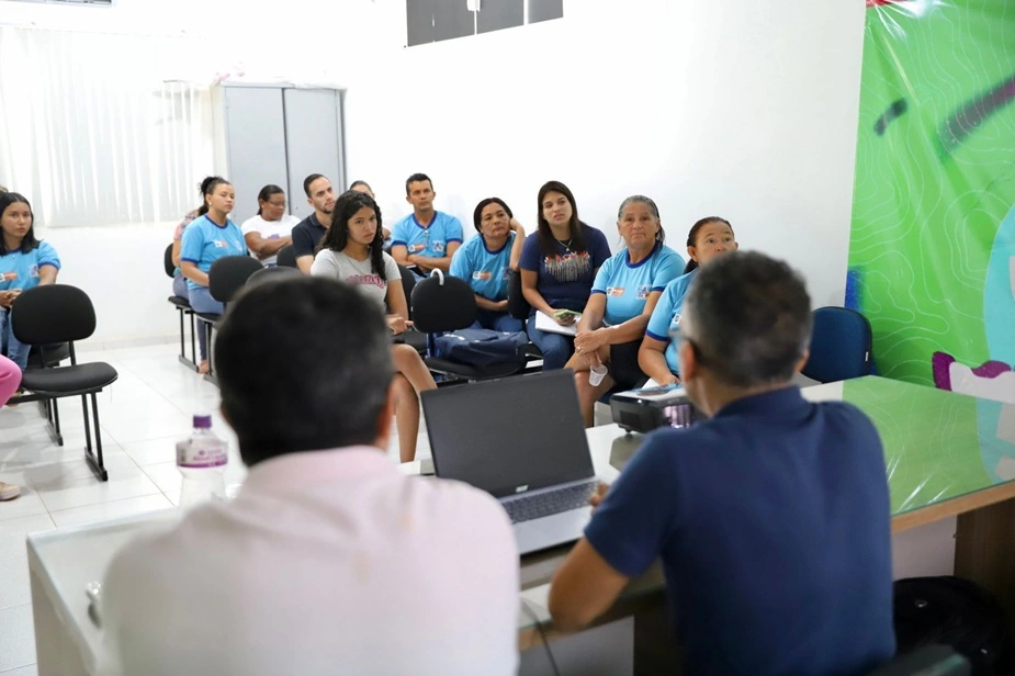 Treinamento promovido pela Secretaria Municipal de Saúde de Baixa Grande do Ribeiro