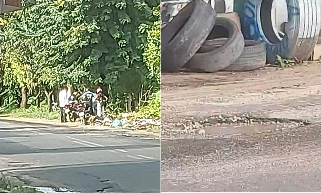 Casal cai em buraco na zona Norte de Teresina