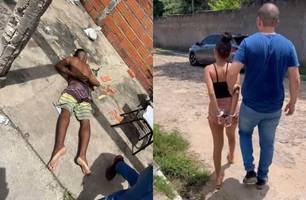 Casal faccionado é preso por tráfico de drogas na zona Norte de Teresina (Foto: Reprodução) Casal faccionado é preso por tráfico de drogas na zona Norte de Teresina (Foto: Reprodução)