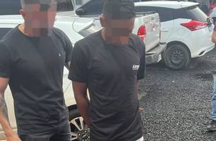 E.S.C.O. foi preso no fim da tarde desta segunda-feira (04) (Foto: Reprodução) E.S.C.O. foi preso no fim da tarde desta segunda-feira (04) (Foto: Reprodução)