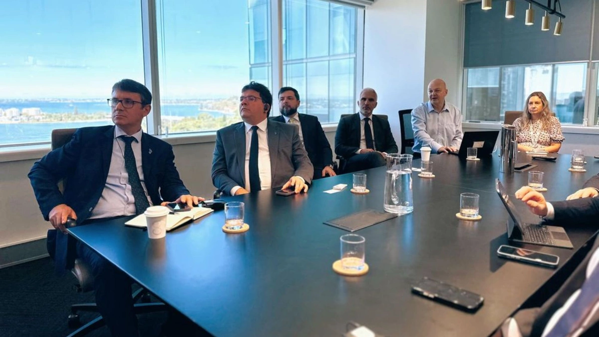 Governador busca parcerias nas áreas de mineração e hidrogênio verde na Austrália