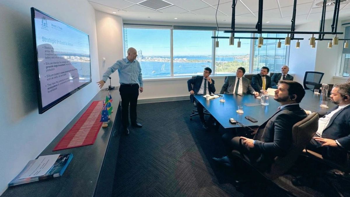 Governador busca parcerias nas áreas de mineração e hidrogênio verde na Austrália