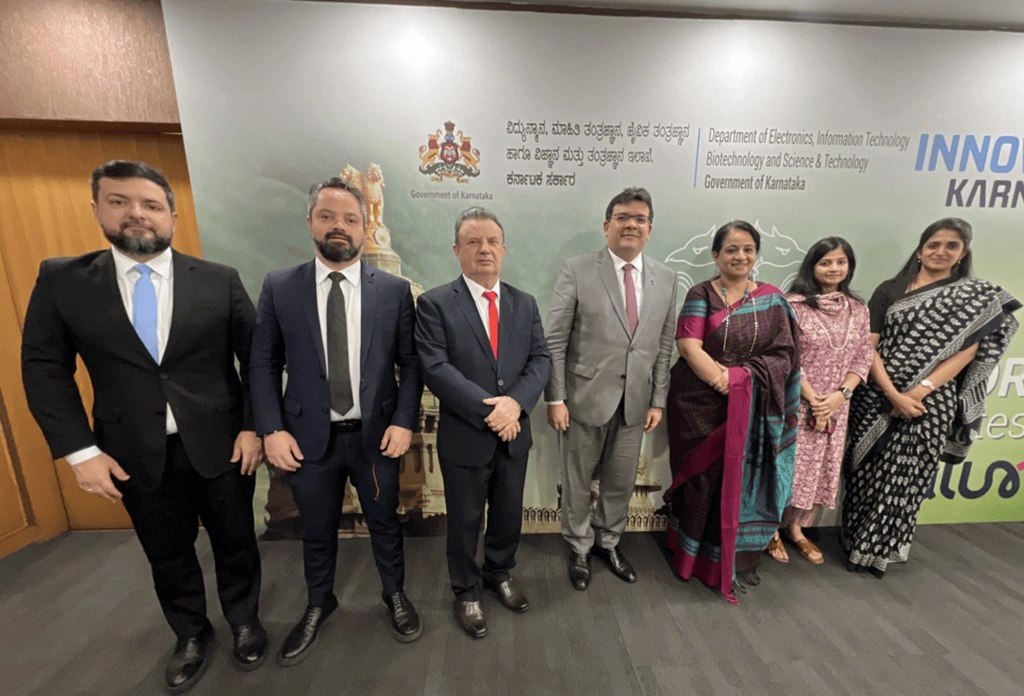 Governador discute parceria na Índia