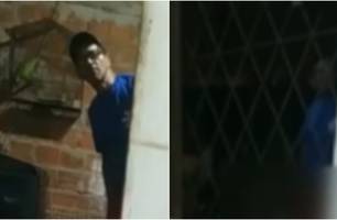 Homem é filmado importunando sexualmente de criança (Foto: Reprodução)