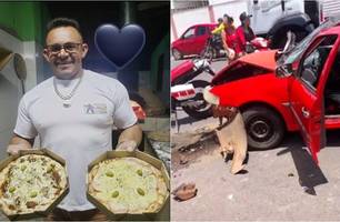 Homem morre em colisão de carro e moto (Foto: Reprodução) Homem morre em colisão de carro e moto (Foto: Reprodução)