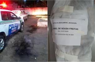 Jovem é assassinado na zona Norte de Teresina (Foto: Reprodução) Jovem é assassinado na zona Norte de Teresina (Foto: Reprodução)