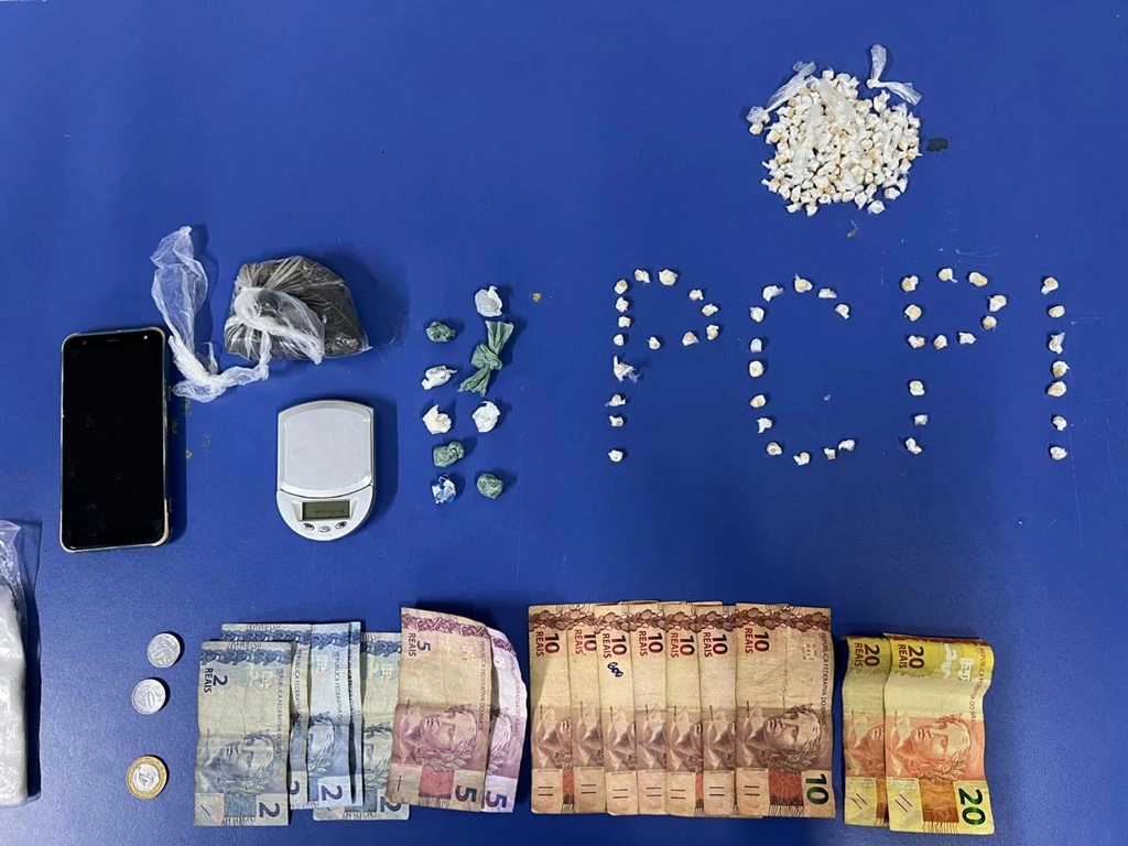 Material apreendido na Operação 01