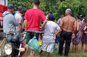 Menino que andava de bicicleta é atropelado por motociclista em município do Piauí (Foto: Reprodução) Menino que andava de bicicleta é atropelado por motociclista em município do Piauí (Foto: Reprodução)
