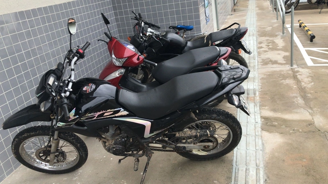 Motocicletas roubadas encontradas na posse de Ronaldo