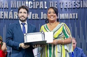 'Mulher Destaque 2024': Camila Barbosa recebe homenagem em Teresina (Foto: Reprodução) 'Mulher Destaque 2024': Camila Barbosa recebe homenagem em Teresina (Foto: Reprodução)
