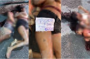 Mulheres são torturadas até a morte por facção e têm os corpos jogados na rua (Foto: Reprodução) Mulheres são torturadas até a morte por facção e têm os corpos jogados na rua (Foto: Reprodução)