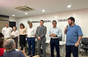 PDT filia três lideranças no partido em evento realizado na Câmara de Teresina (Foto: Naiane Feitosa/Conecta Piauí) PDT filia três lideranças no partido em evento realizado na Câmara de Teresina (Foto: Naiane Feitosa/Conecta Piauí)